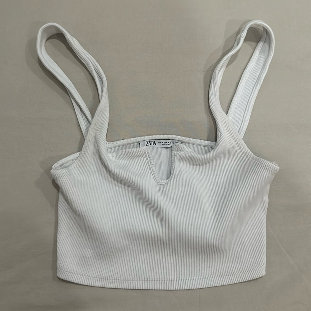 Zara white crop too